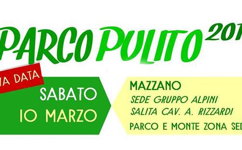 10 Marzo: Parco pulito 2018, Mazzano