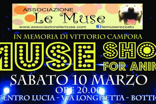 Le Muse Show, serata a quattro zampe