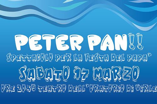 17 Marzo: spettacolo Peter Pan