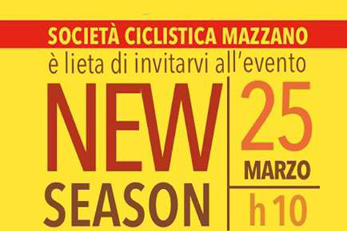25 Marzo: inaugurazione stagione ciclistica 2018 25 Marzo: inaugurazione stagione ciclistica 2018