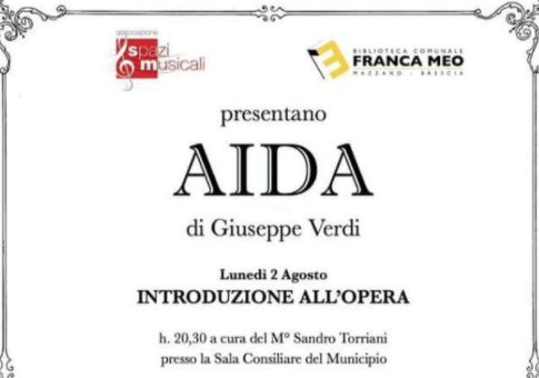1 Agosto | Introduzione all’Aida