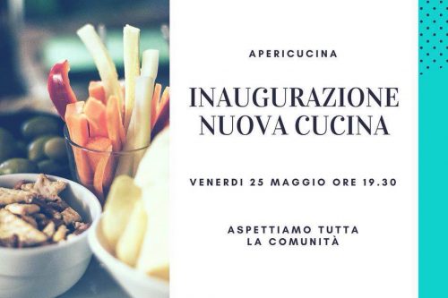 25 Maggio | Inaugurazione della nuova cucina all’Oratorio Paolo VI di Mazzano