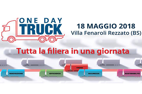 18 Maggio | “One Day TRUCK”, a Villa Fenaroli il convegno-evento dedicato alla filiera truck 18 Maggio | “One Day TRUCK”, a Villa Fenaroli il convegno-evento dedicato alla filiera truck