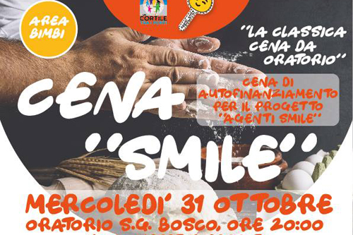 31 Ottobre | All’Oratorio di Rezzato e Virle arriva la cena “Smile”