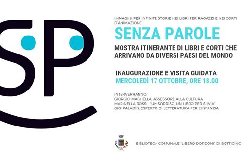 17 Ottobre | Alla Biblioteca Comunale di Botticino inaugurazione di “Senza Parole”: mostra di silent book e corti d’animazione