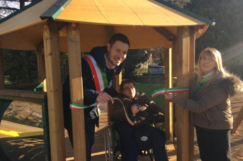 FOTONOTIZIA: inaugurazione del parco giochi inclusivo a Rezzato