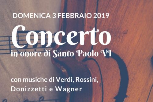 3 Febbraio | Concerto in onore di Paolo VI a Mazzano 3 Febbraio | Concerto in onore di Paolo VI a Mazzano