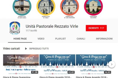 Preghiera online: a Rezzato-Virle l’appuntamento per le famiglie è su Youtube