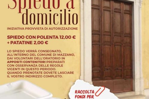 Mazzano Non Si Ferma: Venerdì 1 Maggio Spiedo a Domicilio Rispettando le Ordinanze Vigenti Mazzano Non Si Ferma: Venerdì 1 Maggio Spiedo a Domicilio Rispettando le Ordinanze Vigenti