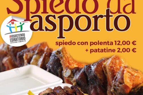 Spiedo da asporto all’oratorio di Mazzano Spiedo da asporto all’oratorio di Mazzano