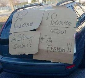 Mazzano – 63enne costretto a dormire in macchina per 12 giorni