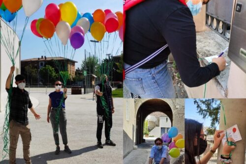 Rezzato: lettere e palloncini consegnati dagli adolescenti ai neo battezzati