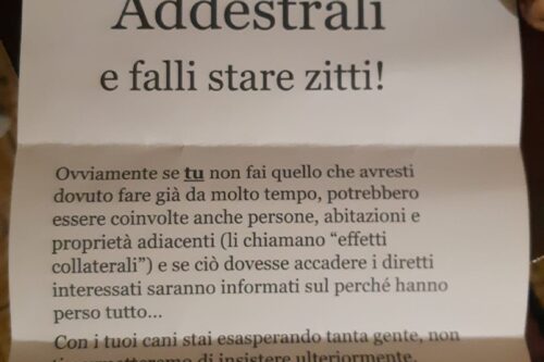 Grave atto di intimidazione a Rezzato: bombe molotov contro il rumore dei cani Grave atto di intimidazione a Rezzato: bombe molotov contro il rumore dei cani