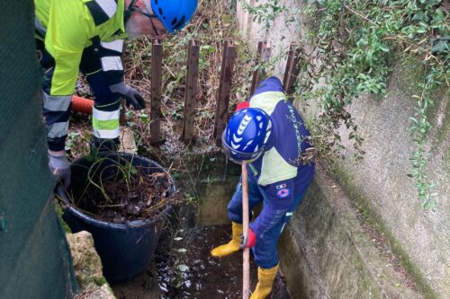 La protezione Civile di Botticino per la salvaguardia dei canali