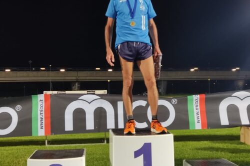 Daniele Zecchi di Mazzano trionfa ai Campionati Italiani Master di atletica in pista