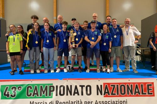 Vittoria del gruppo sportivo alpini di Mazzano al 43° campionato nazionale di marcia di regolarità