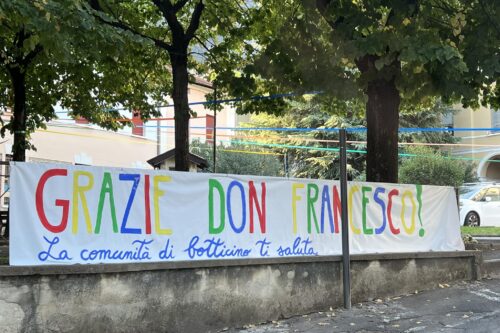 Botticino saluta don Francesco con un video speciale su YouTube
