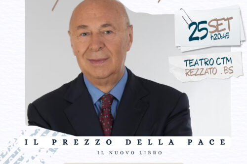Paolo Mieli a Rezzato con Il prezzo della pace: un evento da non perdere al Teatro CTM