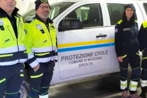Mazzano alle Olimpiadi: volontari partiti alla vigilia in servizio a Livigno